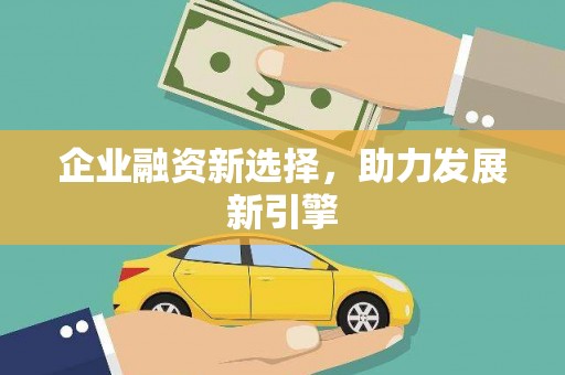 泸县企业融资新选择，助力发展新引擎