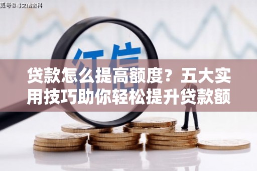 泸县贷款怎么提高额度？五大实用技巧助你轻松提升贷款额度