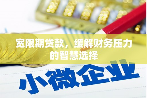 泸县宽限期贷款，缓解财务压力的智慧选择