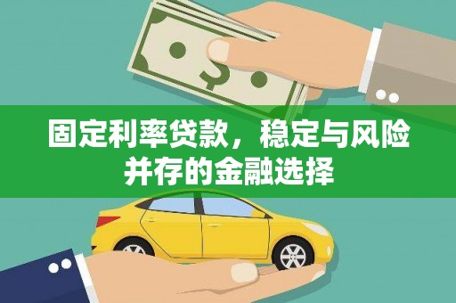 泸县固定利率贷款，稳定与风险并存的金融选择