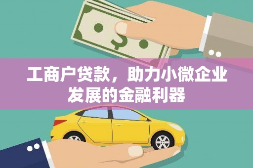 泸县工商户贷款，助力小微企业发展的金融利器
