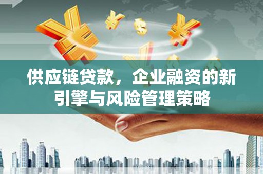 泸县供应链贷款，企业融资的新引擎与风险管理策略
