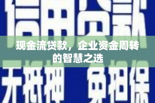 泸县现金流贷款，企业资金周转的智慧之选