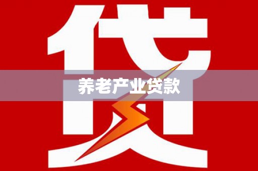 泸县养老产业贷款