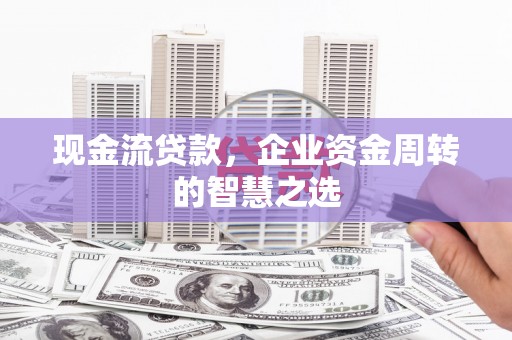 泸县现金流贷款，企业资金周转的智慧之选